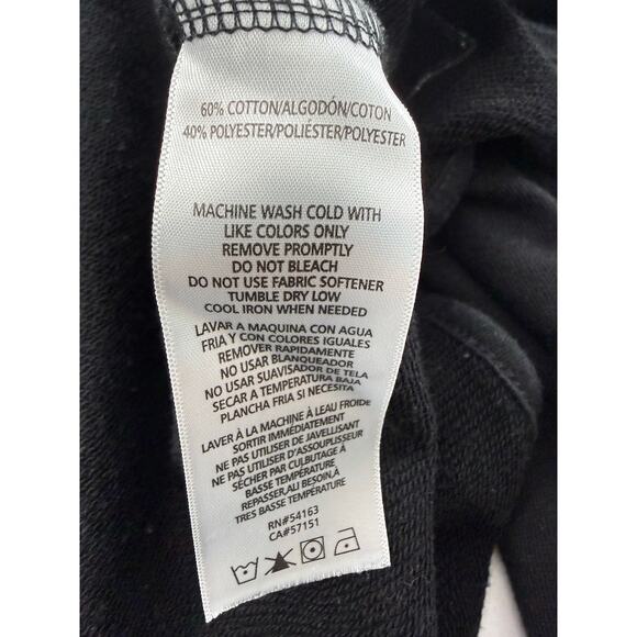 Black Cropped Hoodie NWOT Calvin Klein Performance Women Size Medium Preppy - Picture 7 of 9